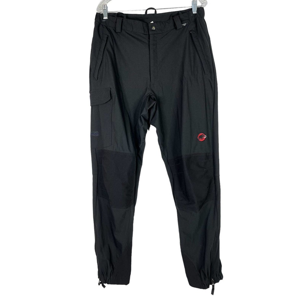 Mammut Size 27 Schoeller Dryskin Extreme Soft Shell Outdoor Ski Pants-Black